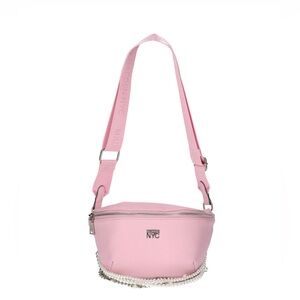 Beautiful fanny pack with bag charms attached
